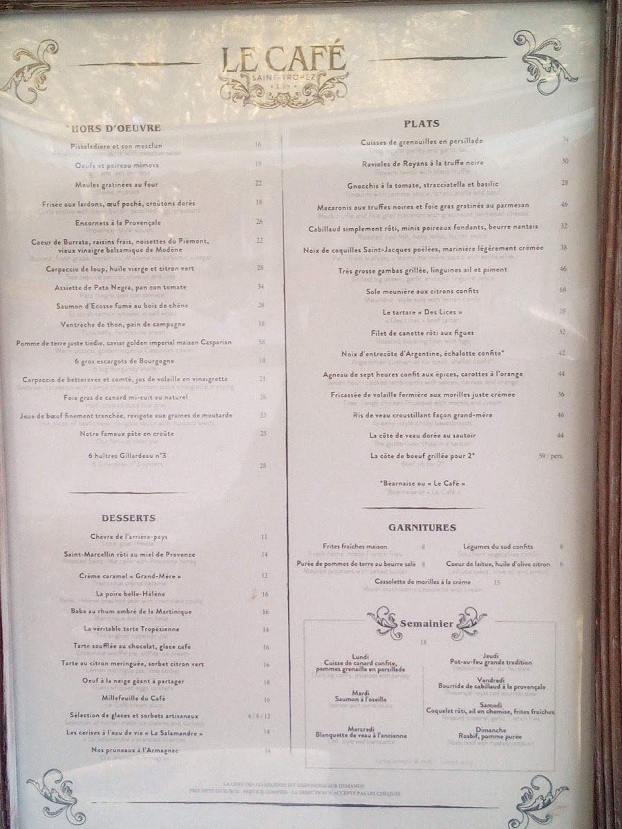 Menu Le Café-1